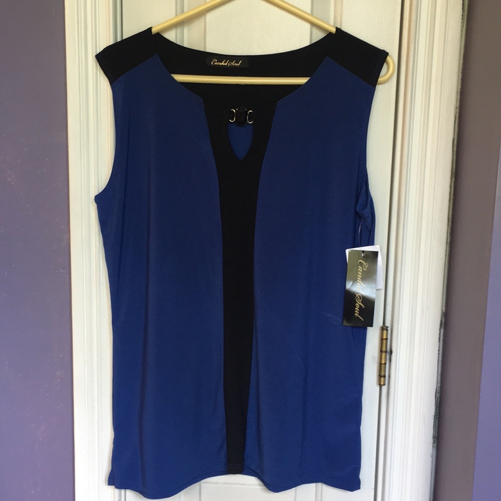 NWT Candid Soul sleeveless top. Size XL.